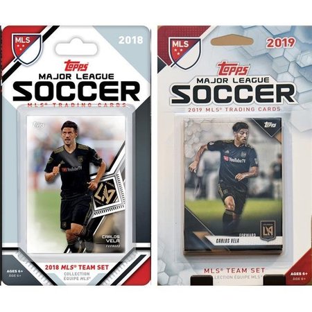 WILLIAMS & SON SAW & SUPPLY C&I Collectables LAFC219TS MLS Los Angeles FC 2 Different Licensed Trading Card Team Set LAFC219TS